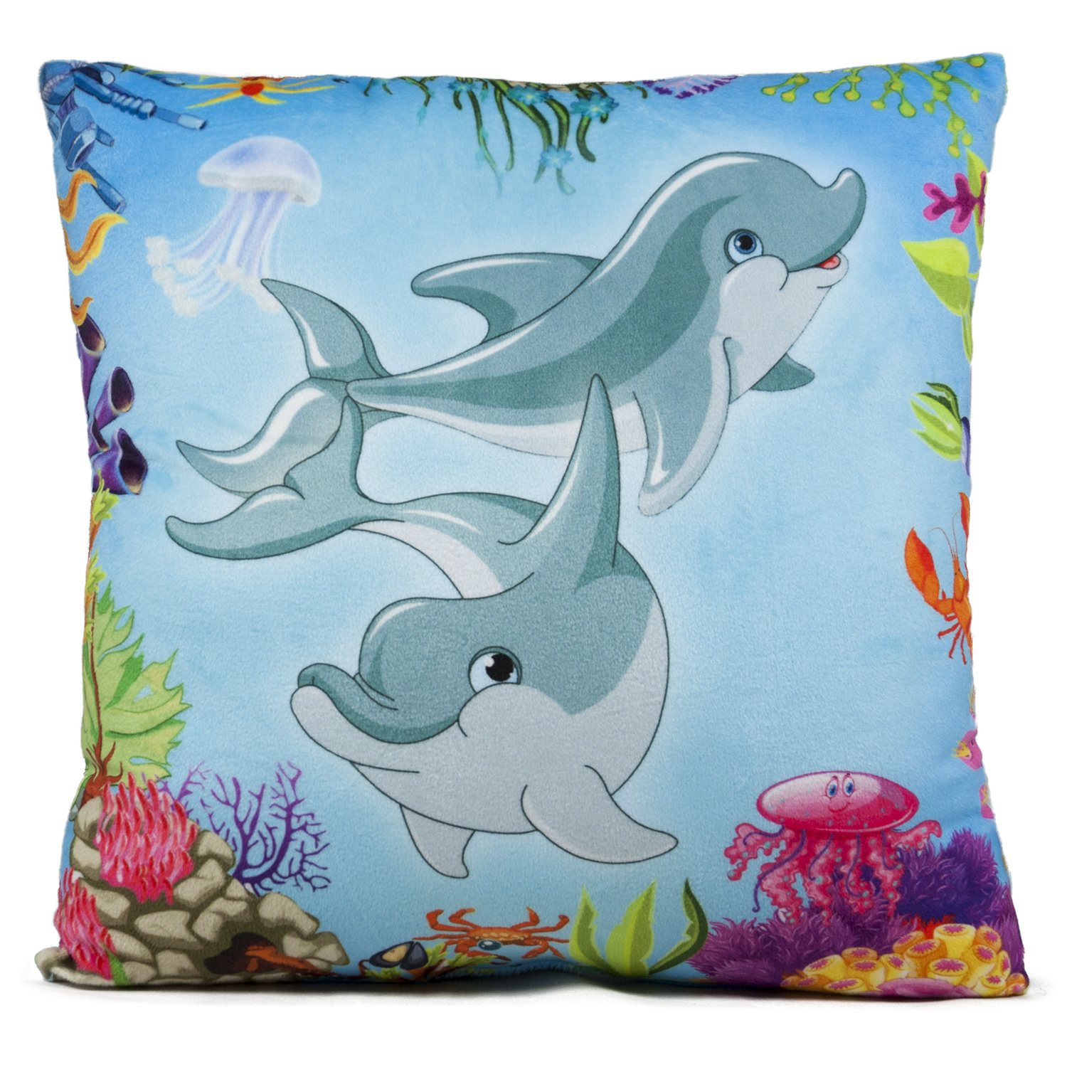 Pillow with dolphins