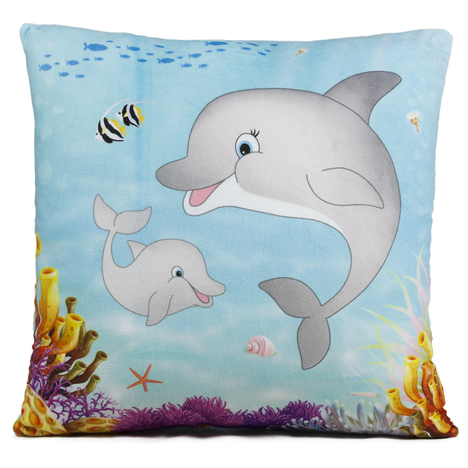 Pillow with dolphins