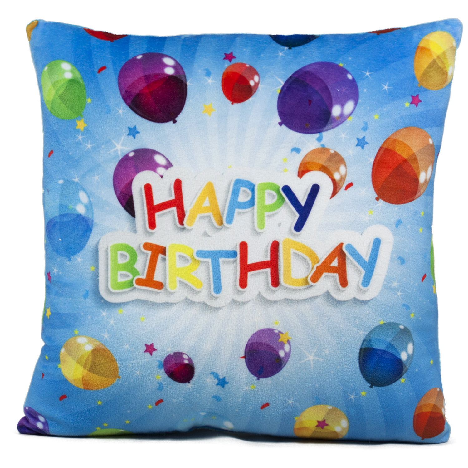 Pillow Happy Birthday with balloons