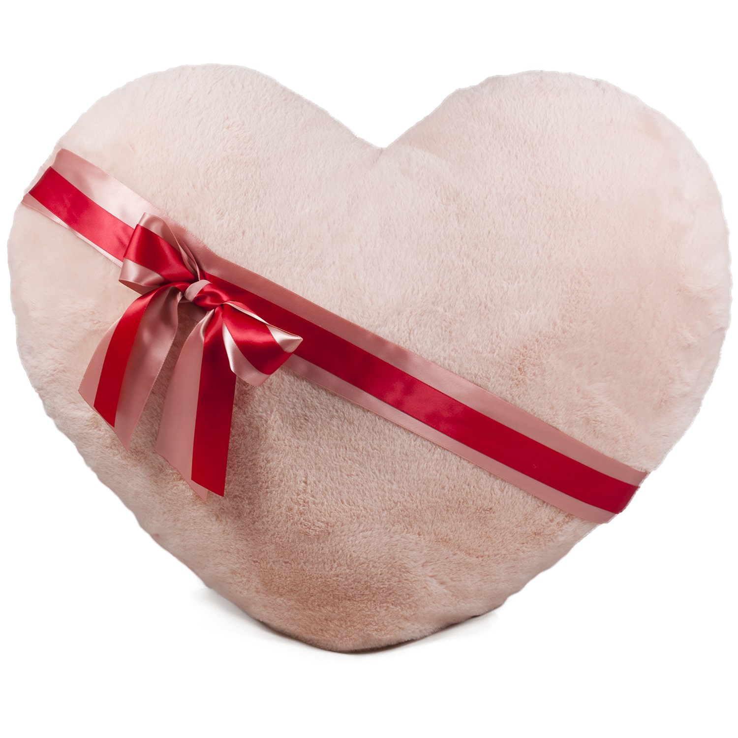 Plush heart with ribbon and sound