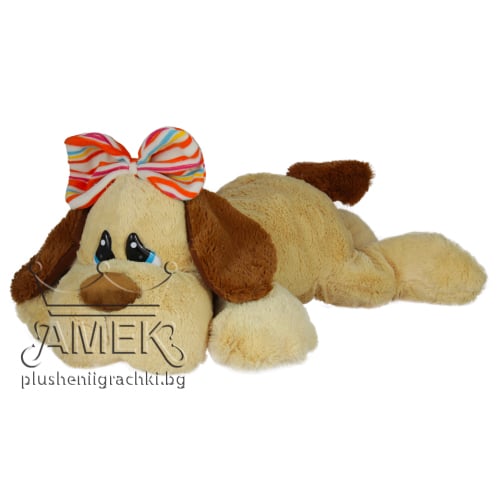 Dog with a ribbon - Brown