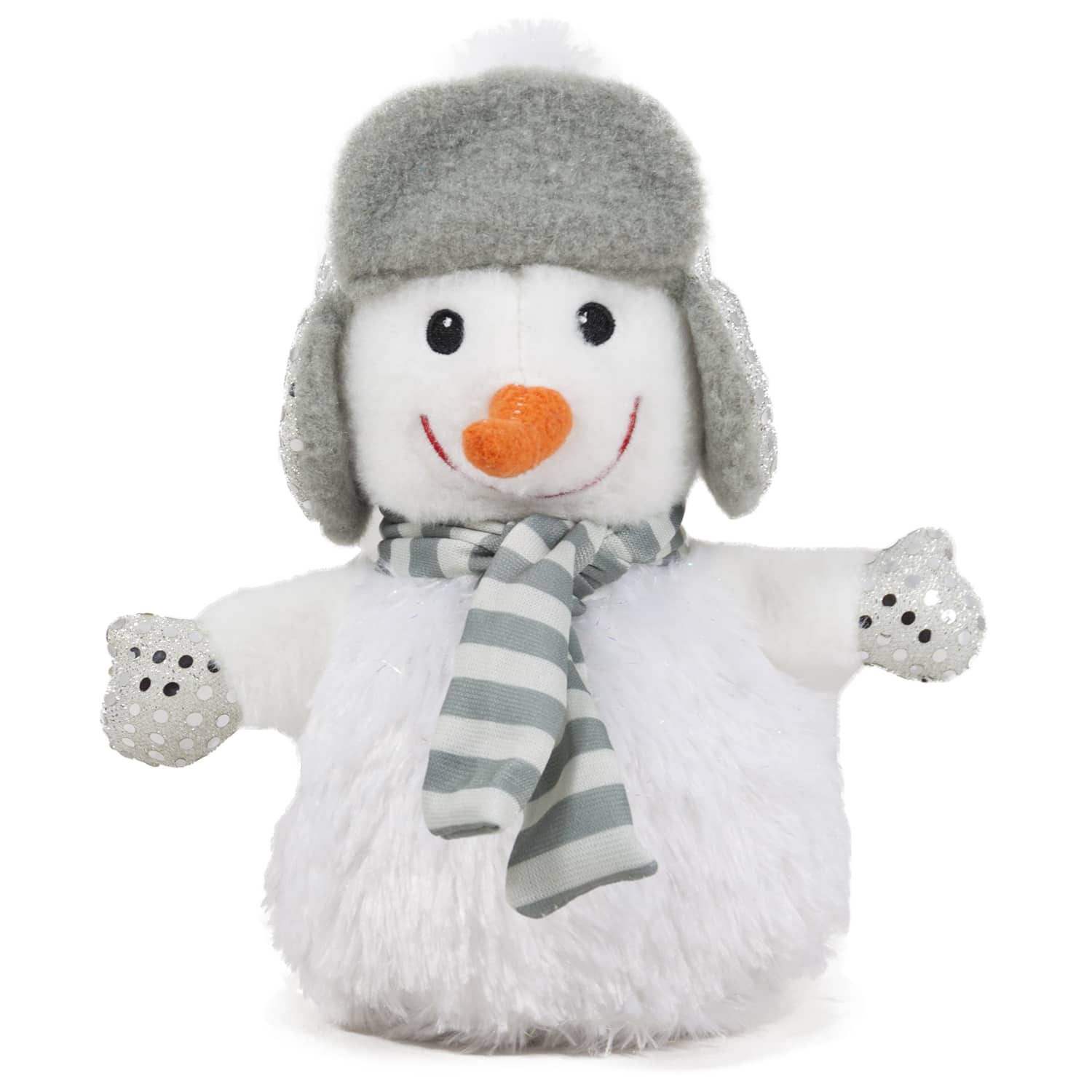 Snowman with hat and scarf - Grey