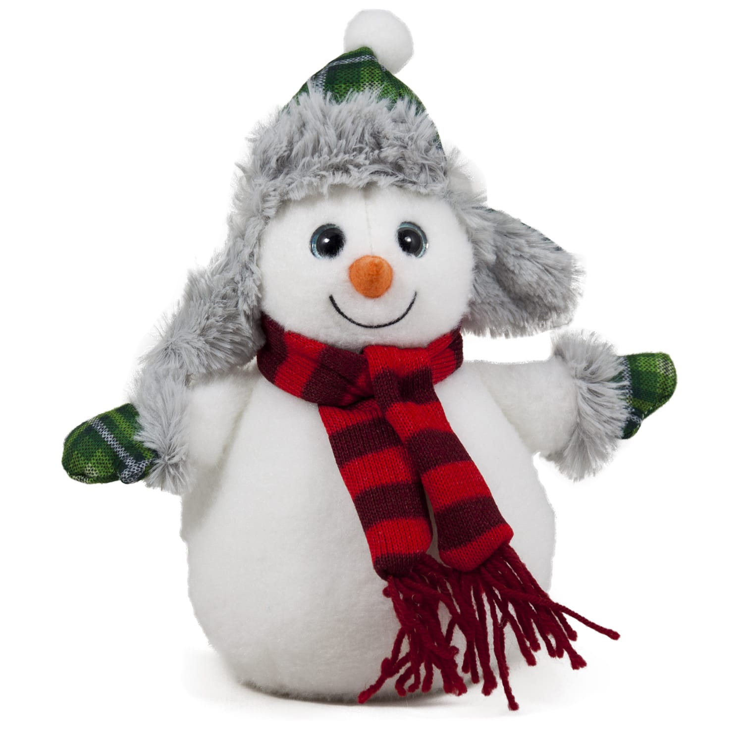 Snowman with hat and scarf