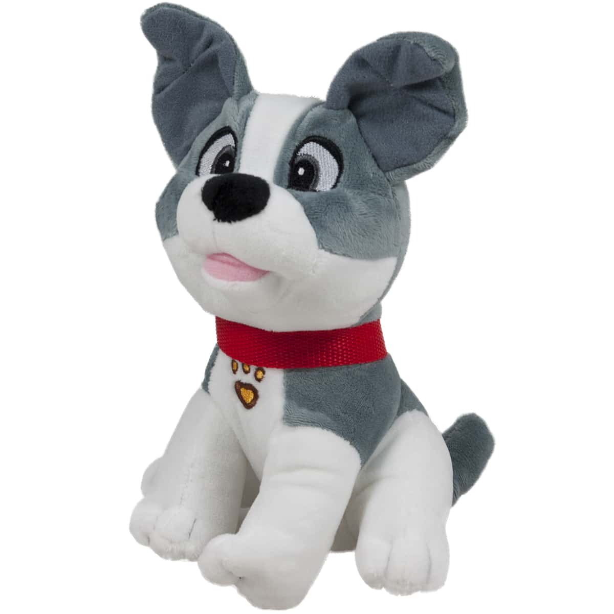 Dog with leash - Grey