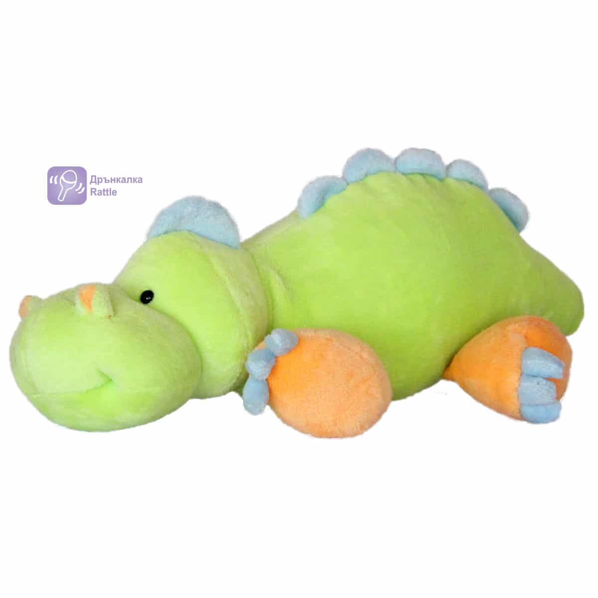 Dinosaur with rattle - Green