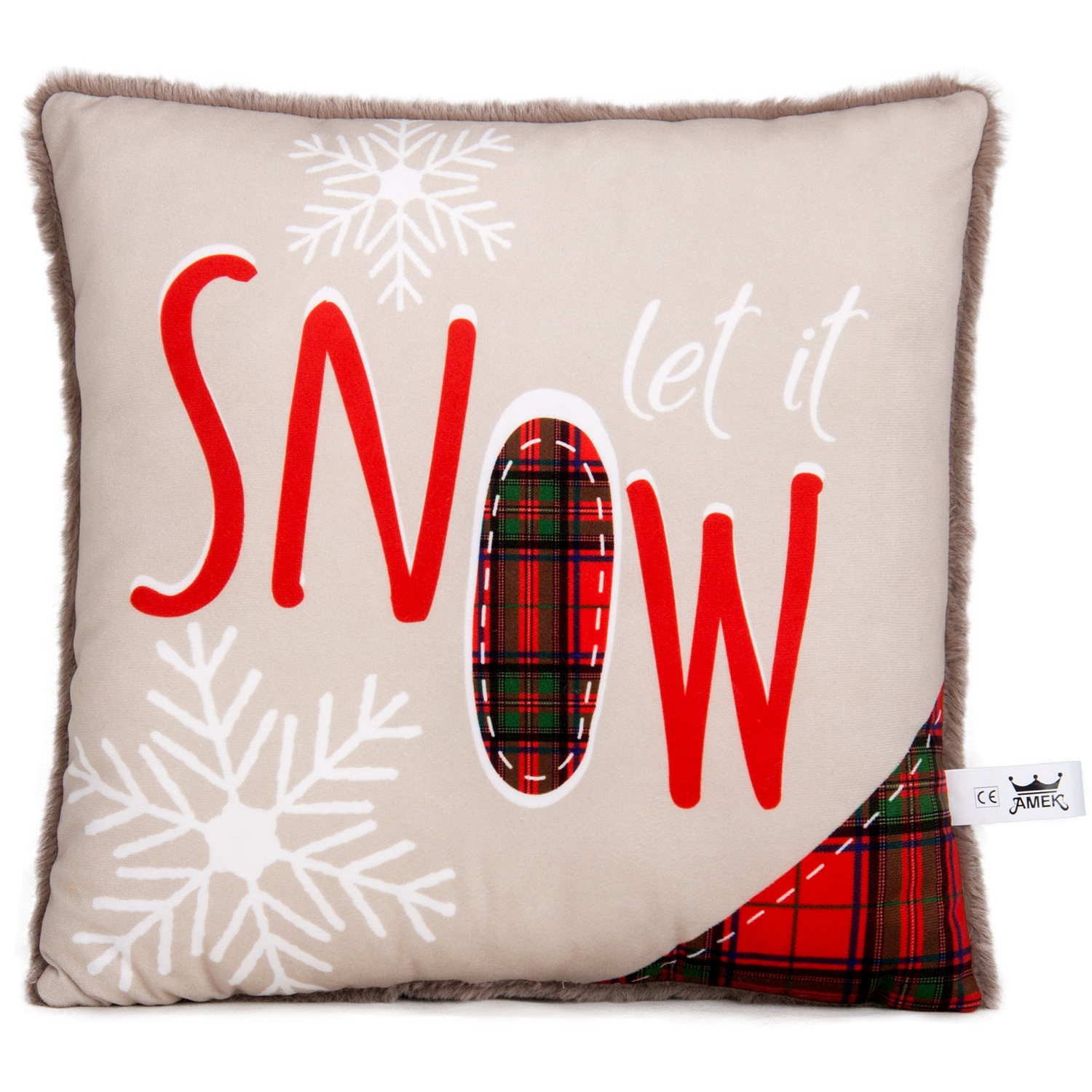 Christmas pillow / SNOW /