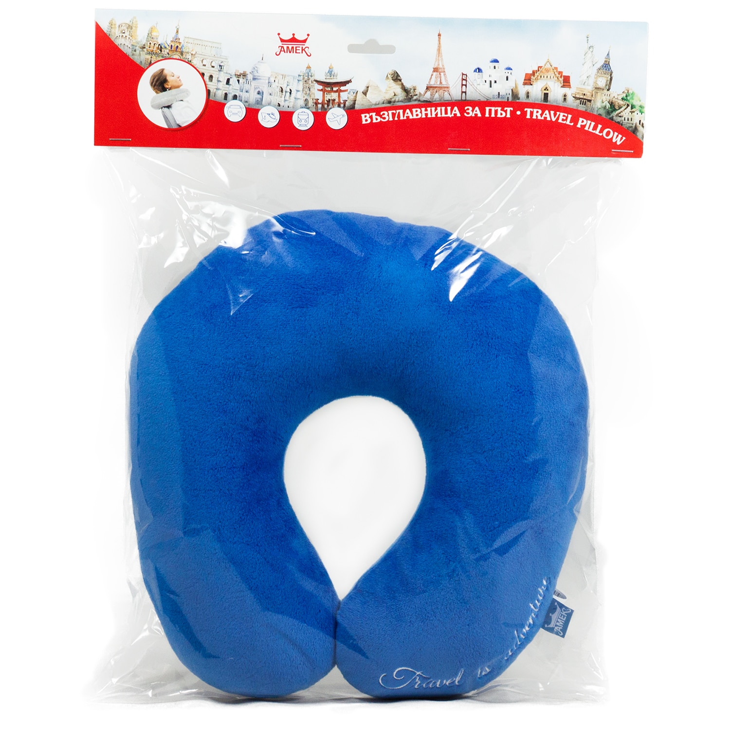 Travel pillow - Blue