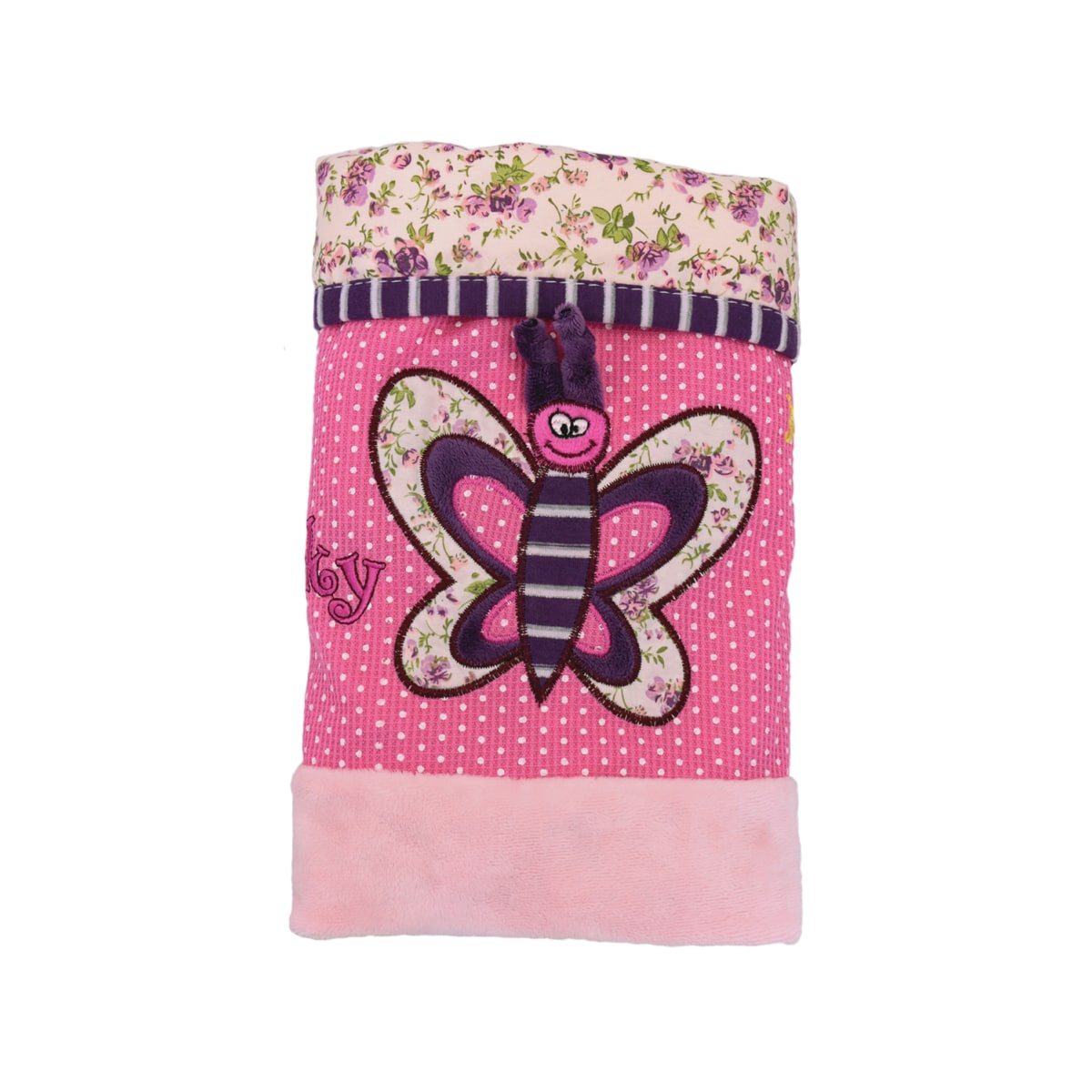 Blanket with butterfly