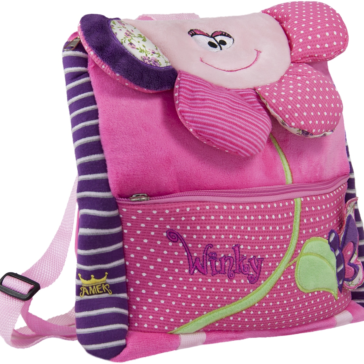 Backpack with flower - Pink