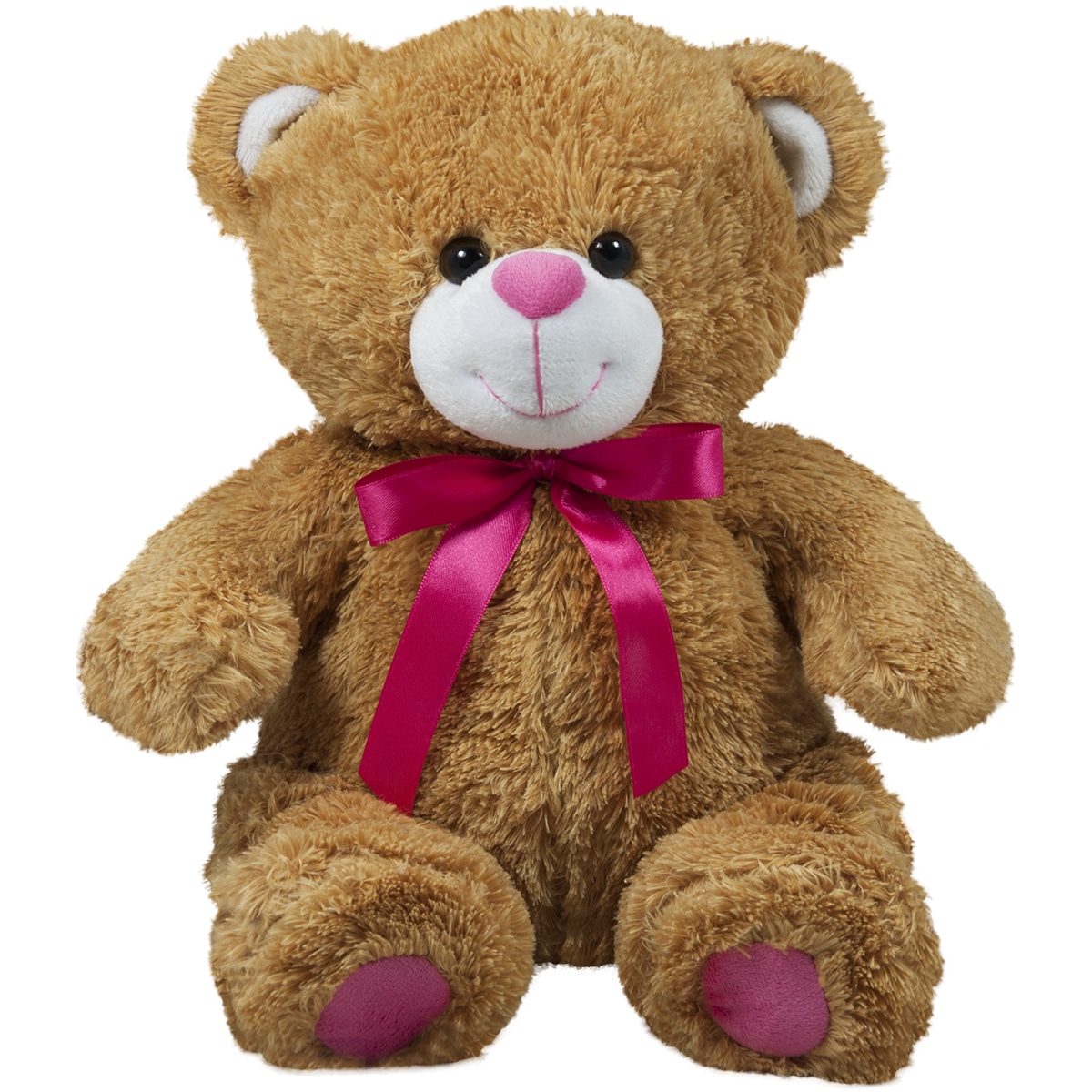 Bear with pink ribbon