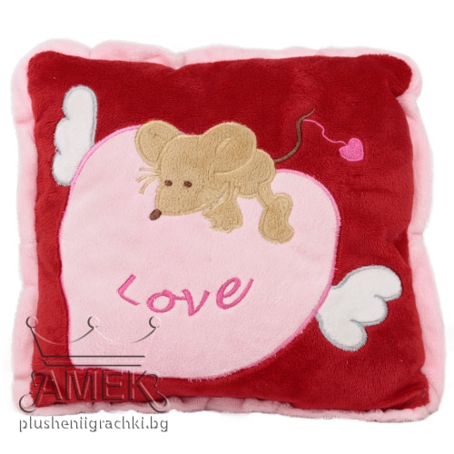 Pillow with mouse - Red