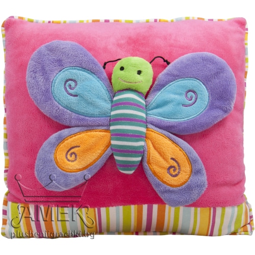 Pillow with butterfly - Pink