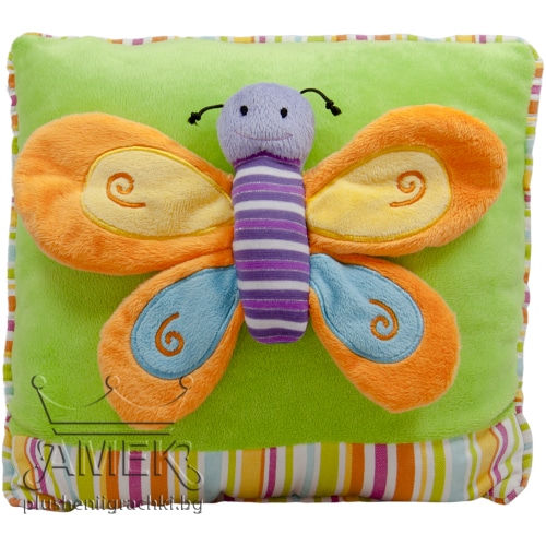 Pillow with butterfly - Green