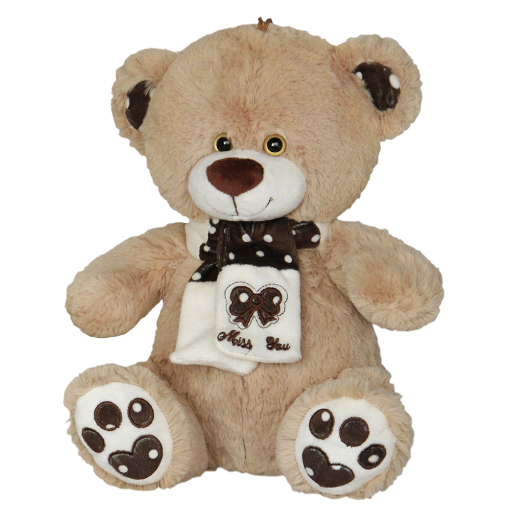 Bear with scarf - Brown