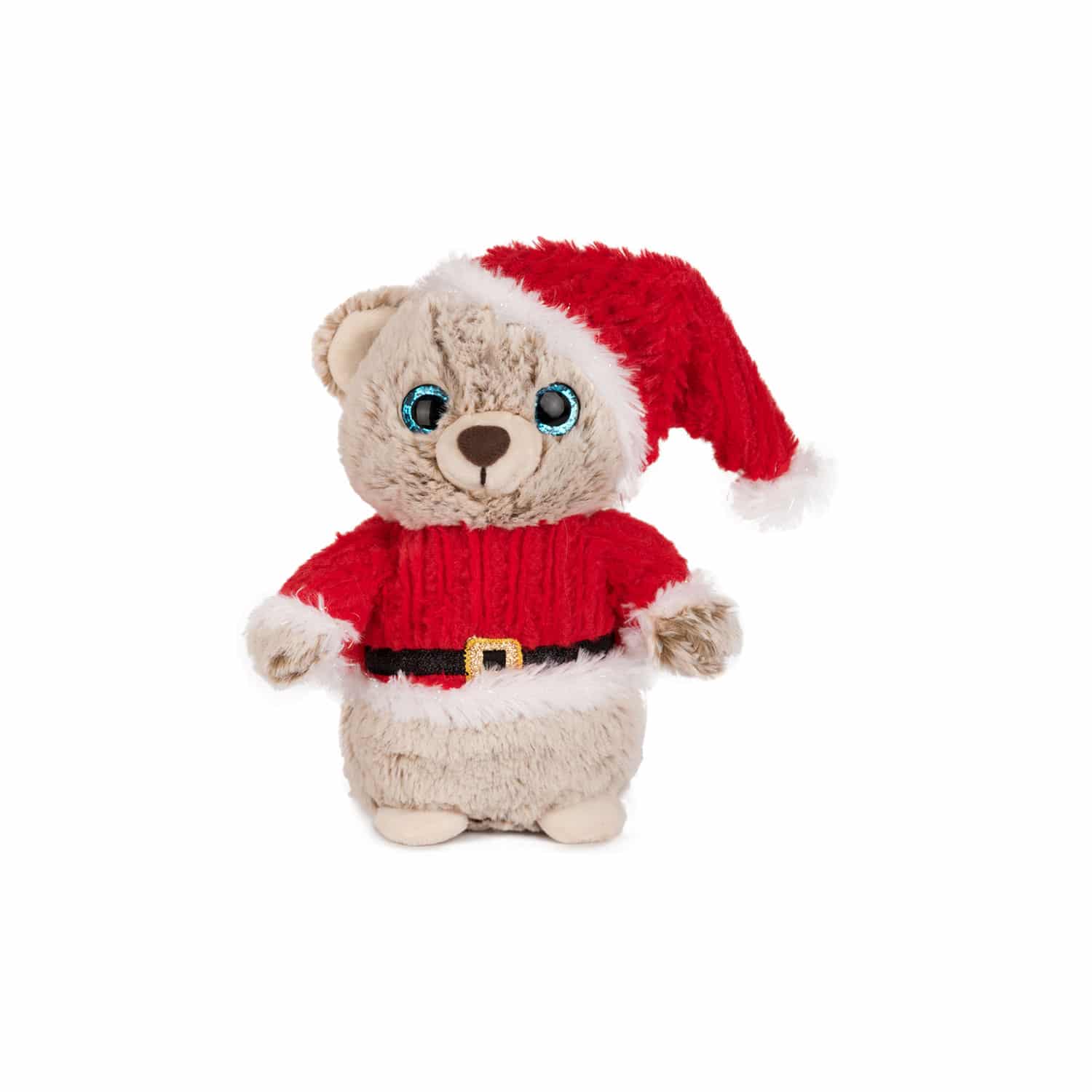 Bear with Christmas clothes