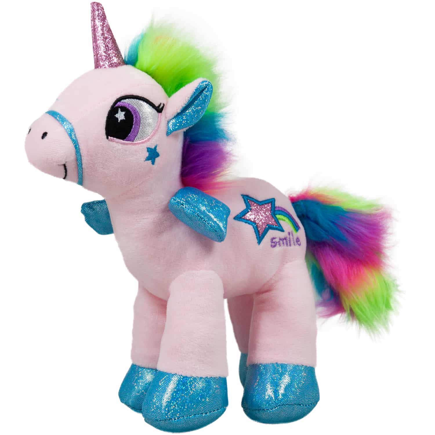 Unicorn with colored mane - Pink