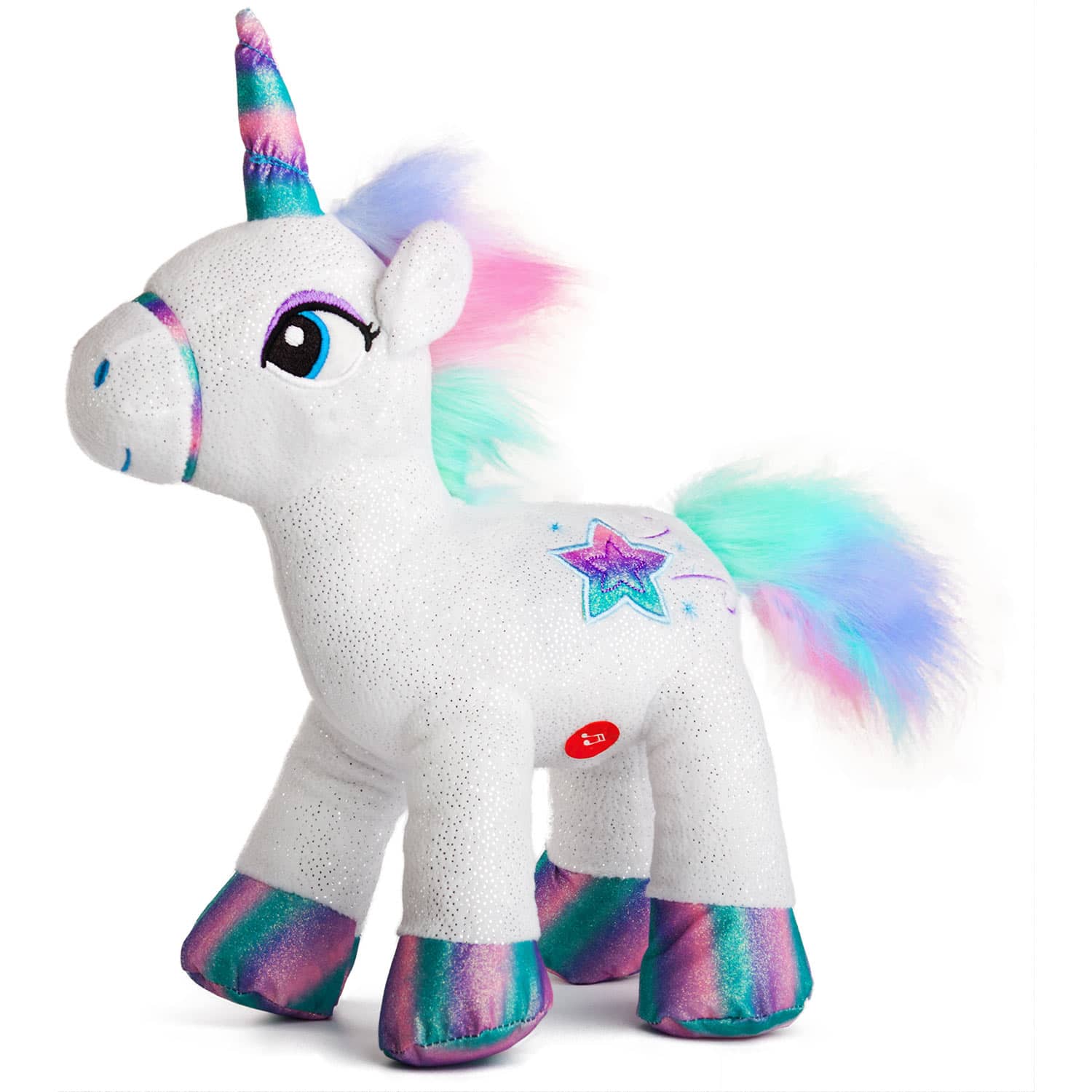 Unicorn with star - White