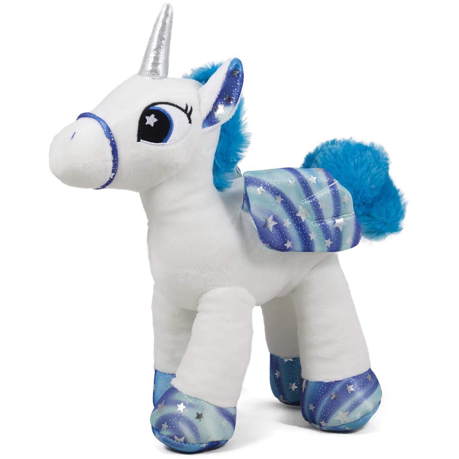 Unicorn with fluttering wings - Blue