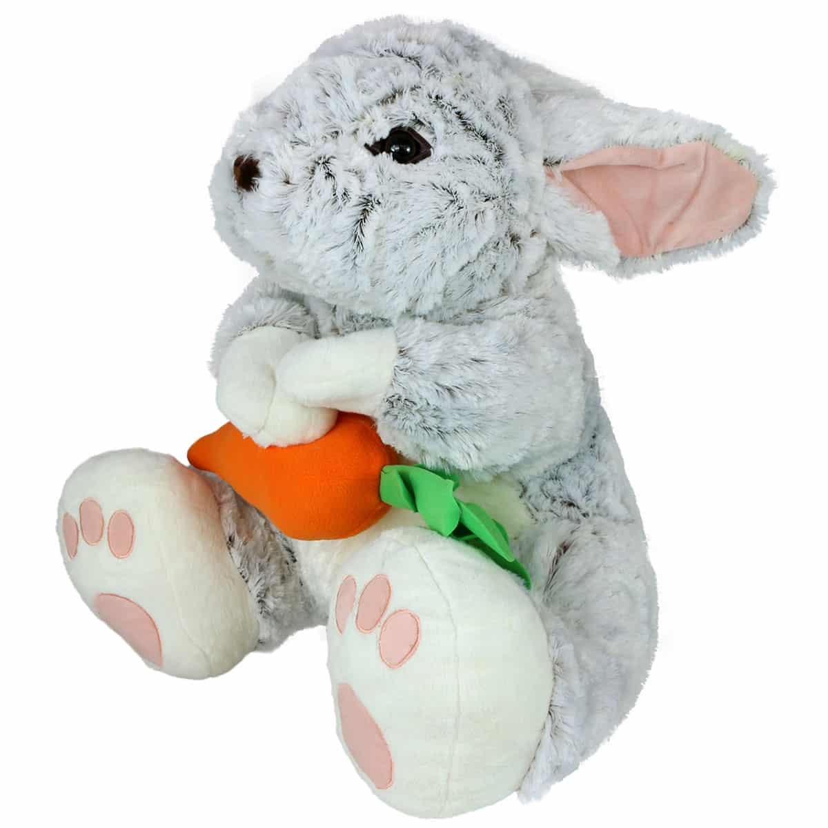 Rabbit with carrot - Grey