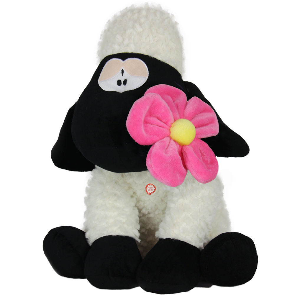 Sheep with flower - Pink