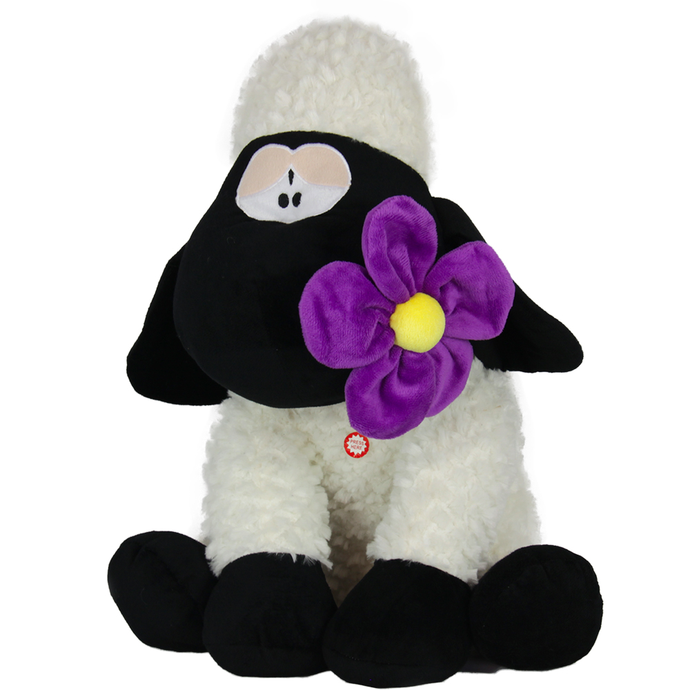 Sheep with flower - Purple