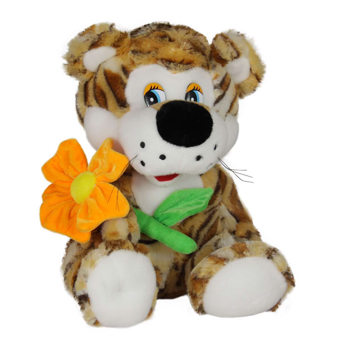 Tiger with flower
