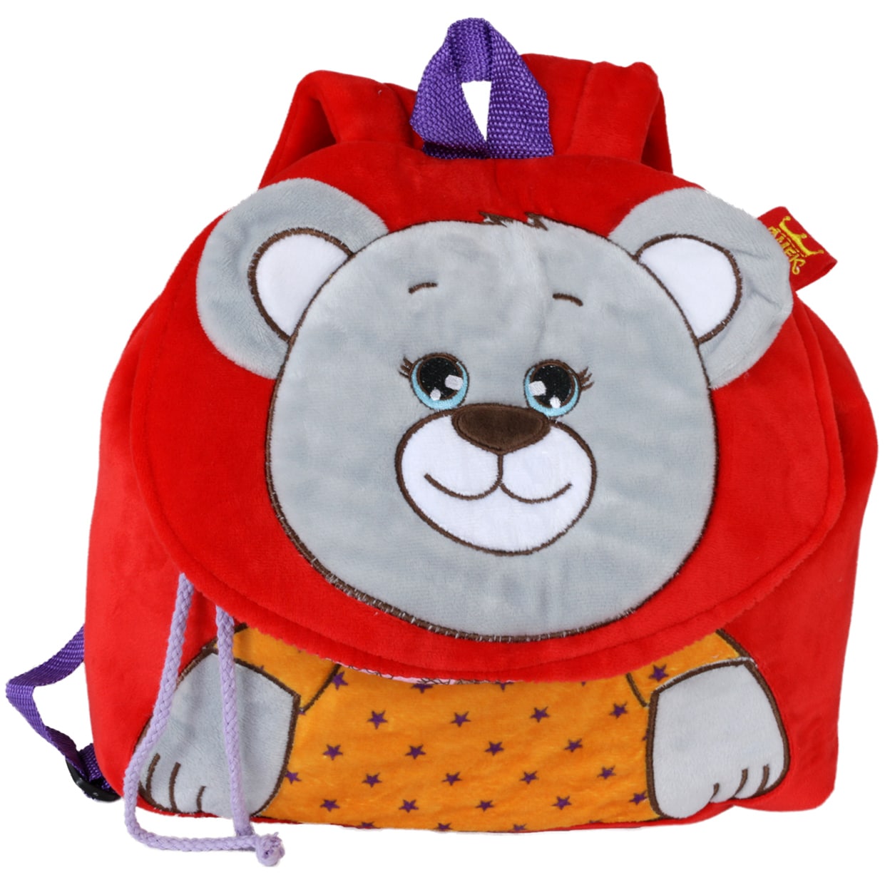 Backpack with bear - Red