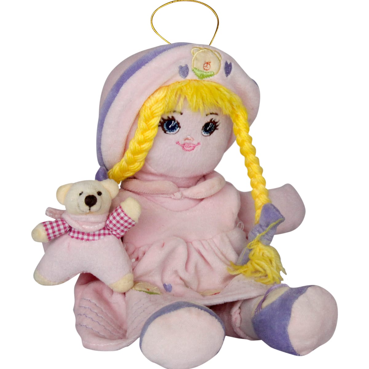 Soft doll with bear