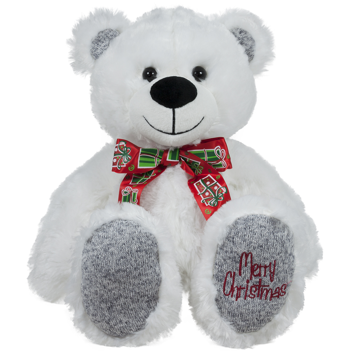 Christmas bear - White