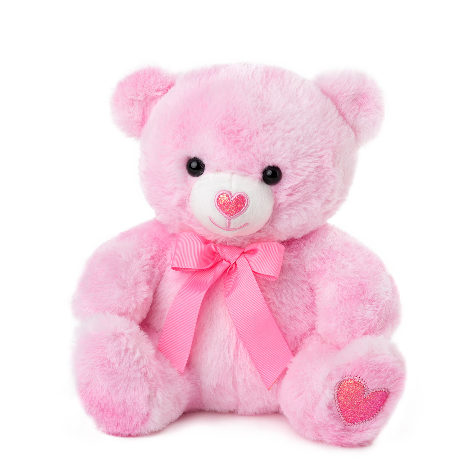 Bear with ribbon - Pink