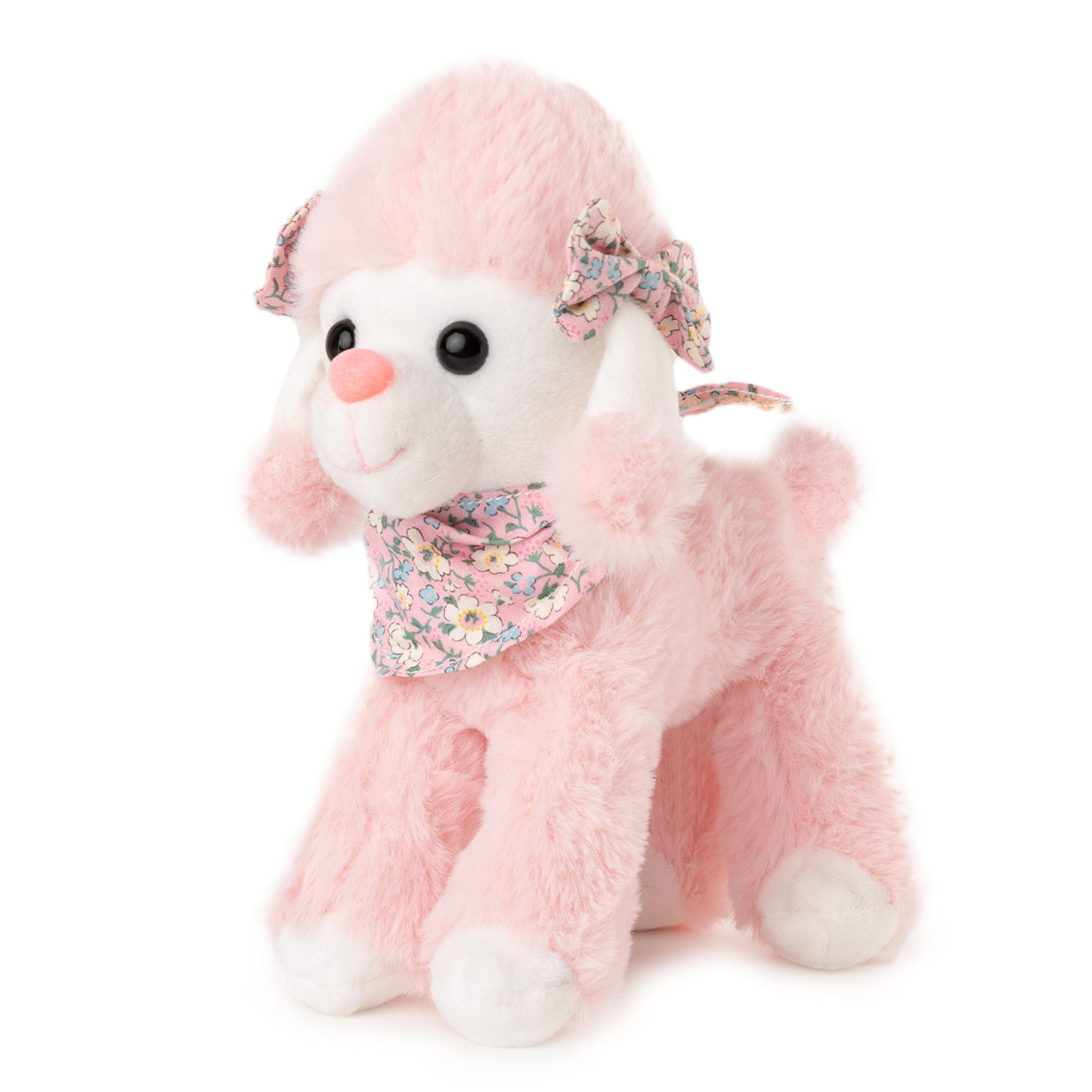 Poodle with a towel - Pink