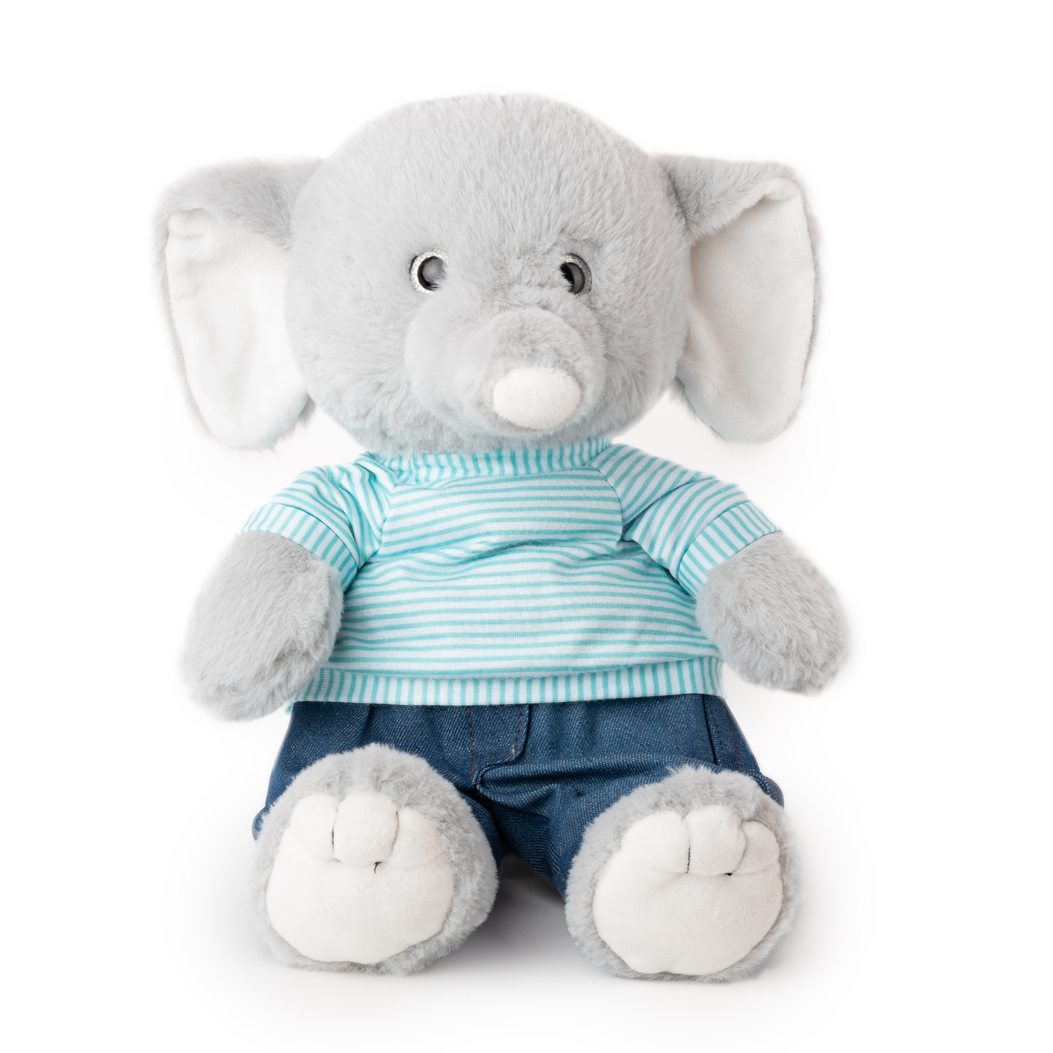 Elephant with jeans and a T-shirt