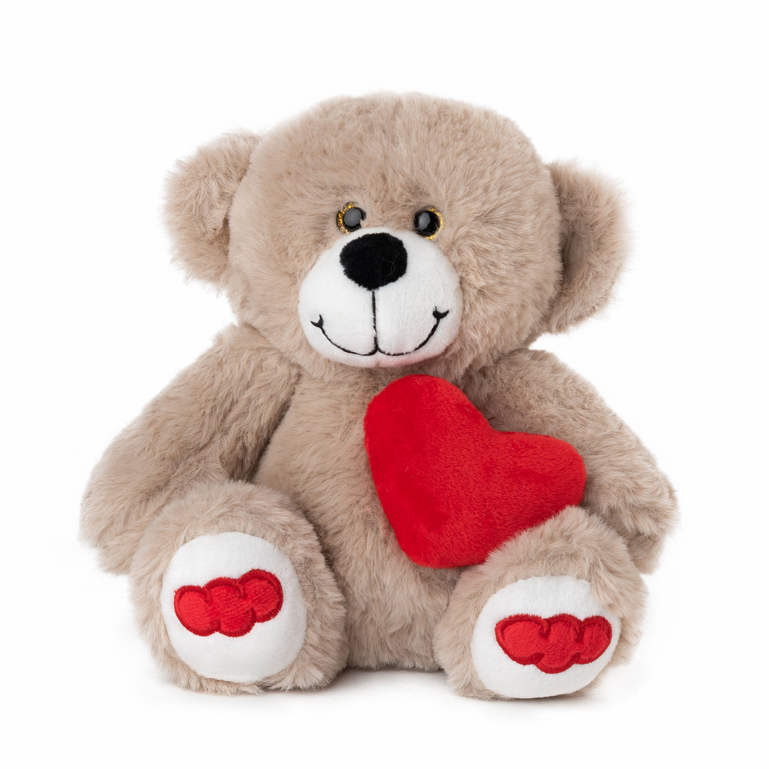 Bear with a heart - Beige