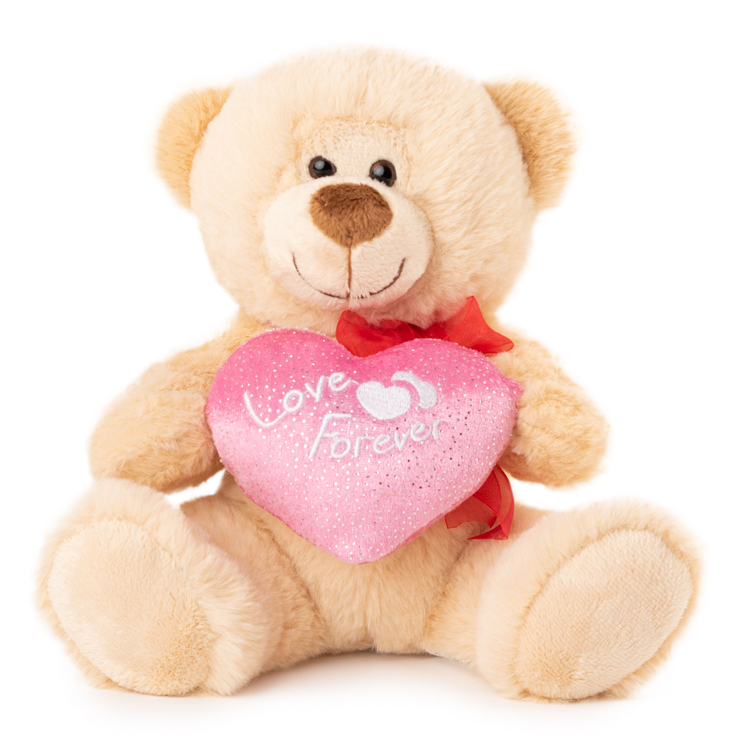 Bear with a heart "Love Forever" - Beige