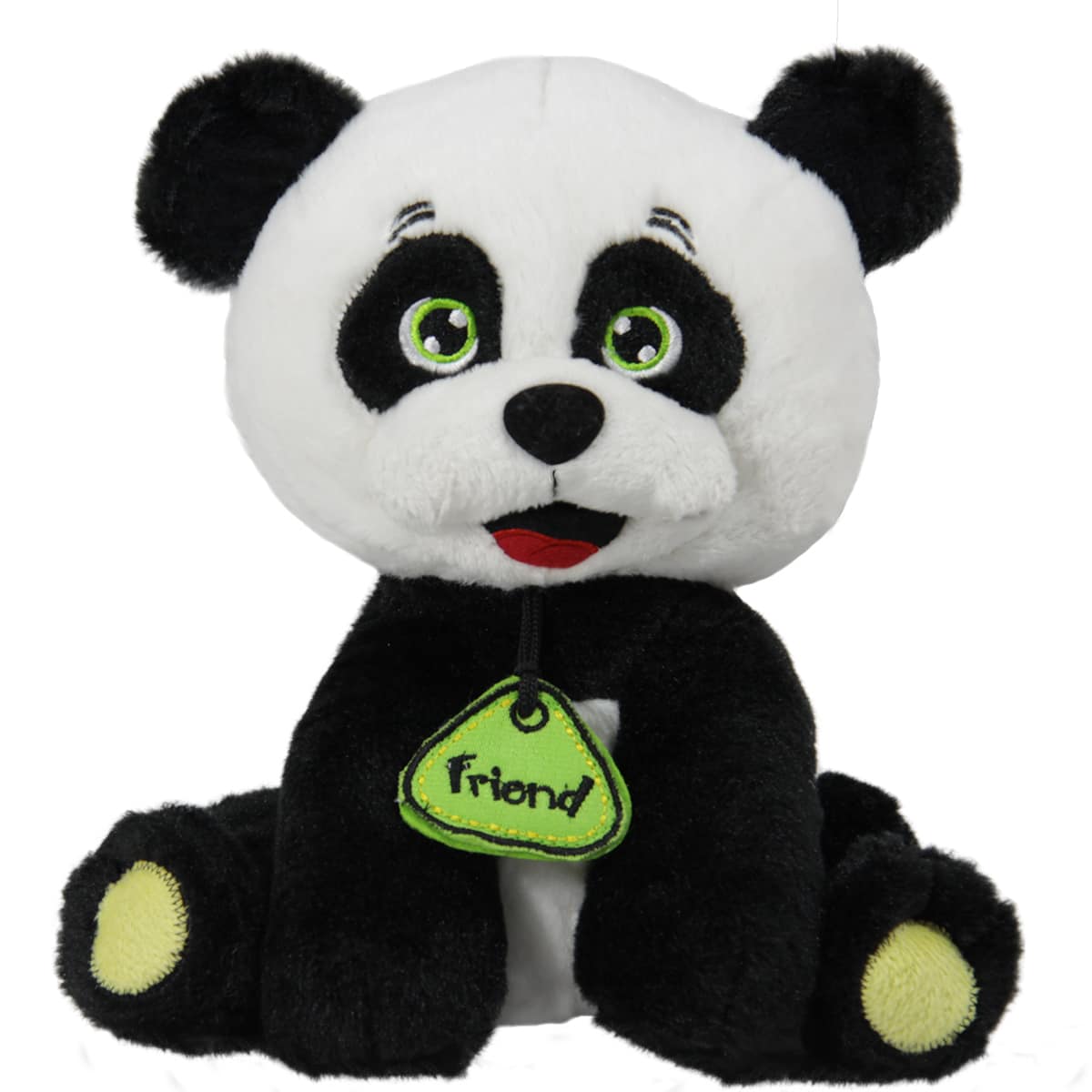 Panda with a medallion