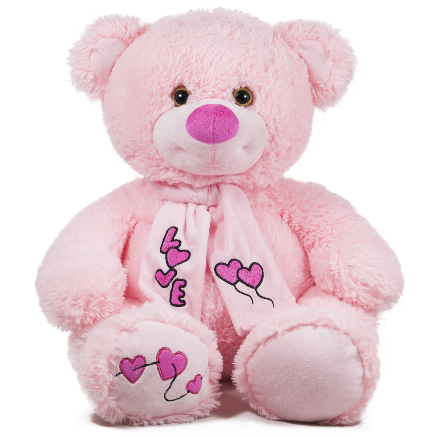 Bear with Scarf - Pink