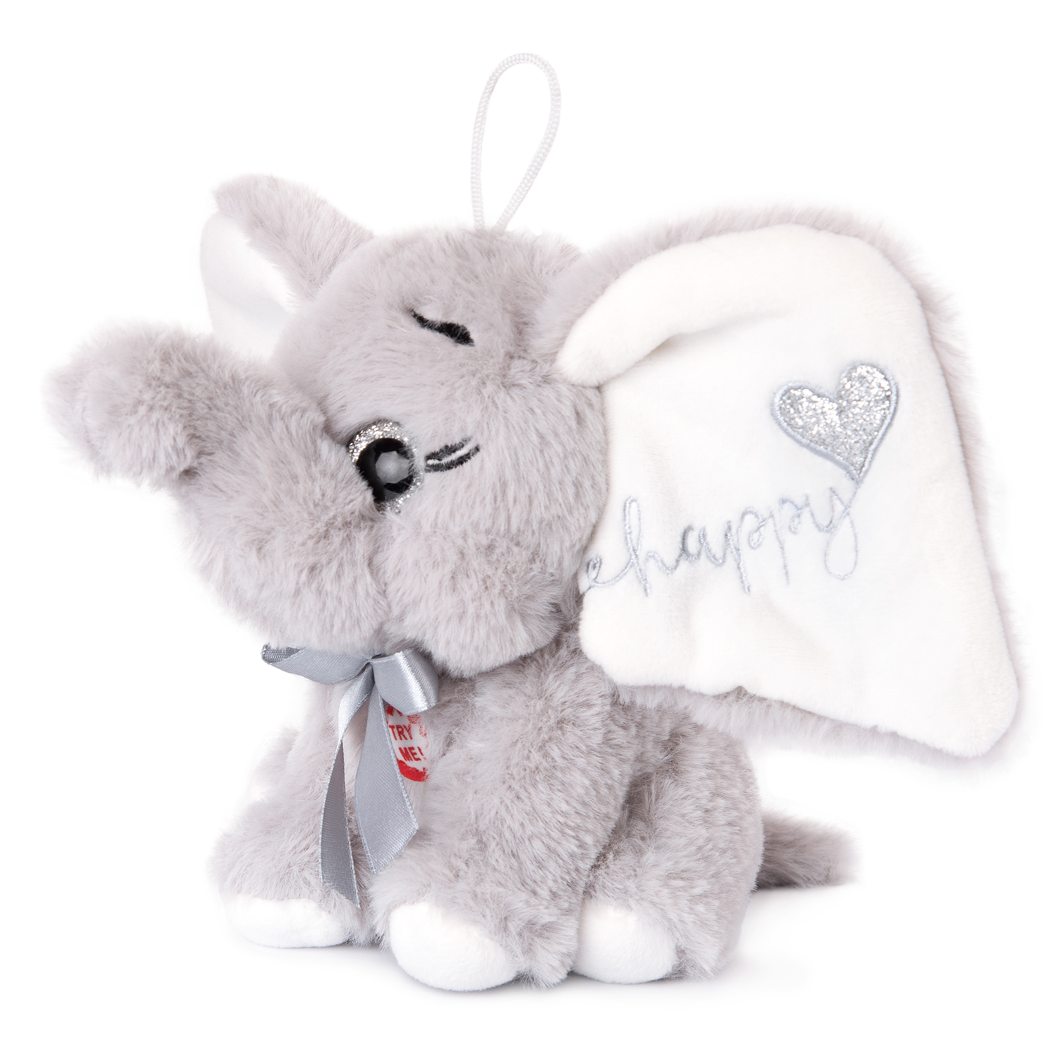 Elephant with heart - Grey