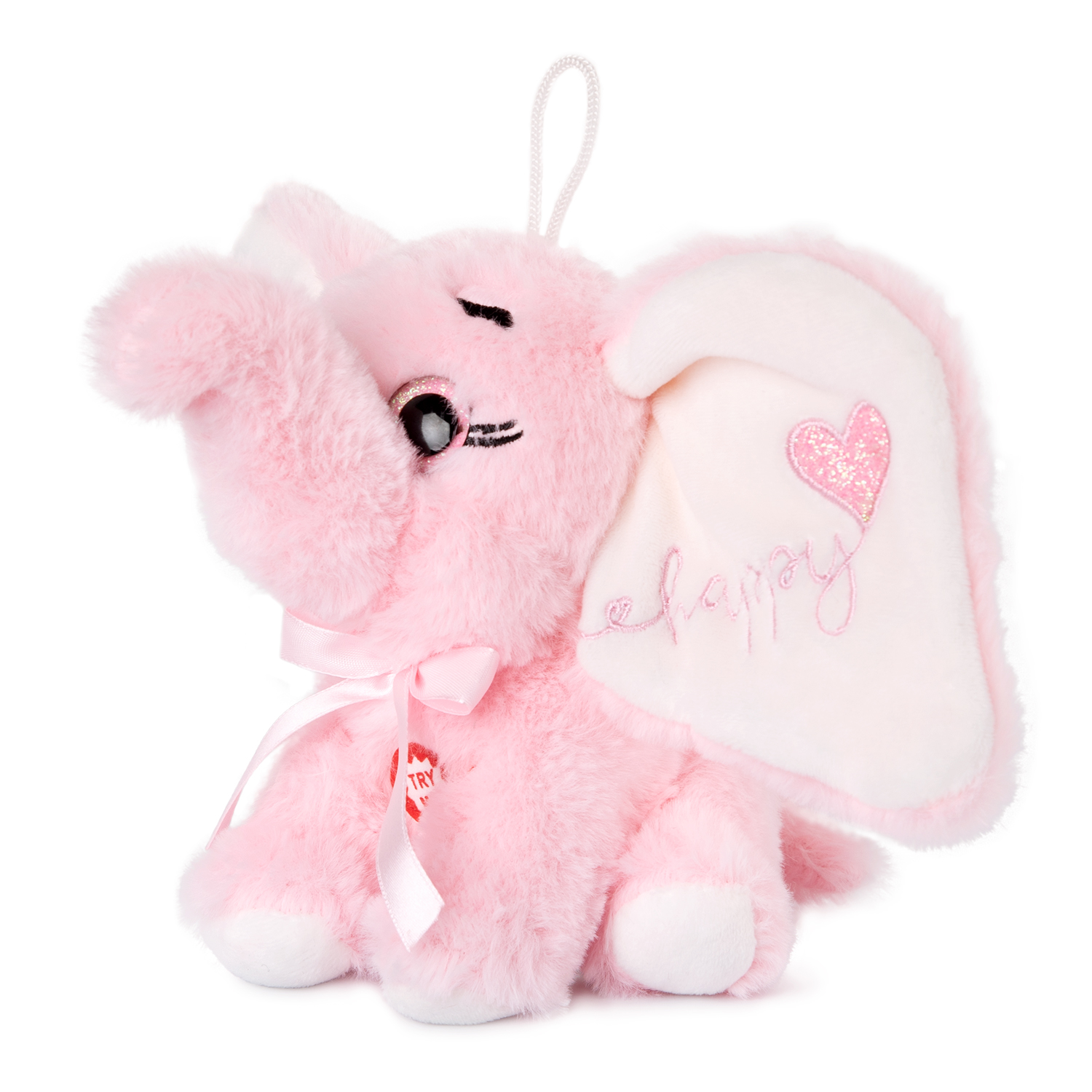 Elephant with heart - Pink