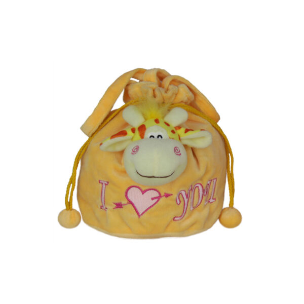 Bag with a cow - Yellow