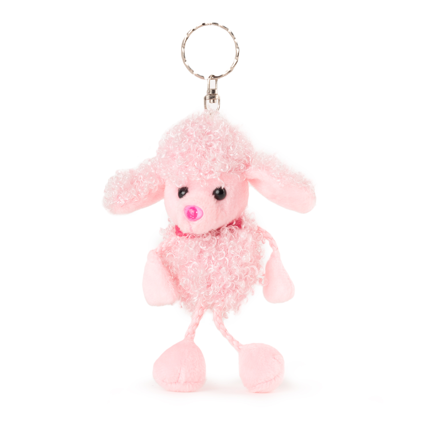 Keychain with pink poodle