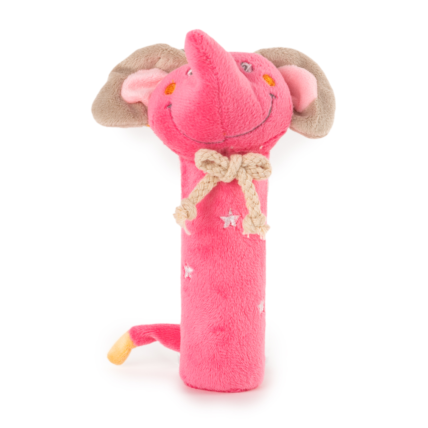 Baby rattle elephant - Pink