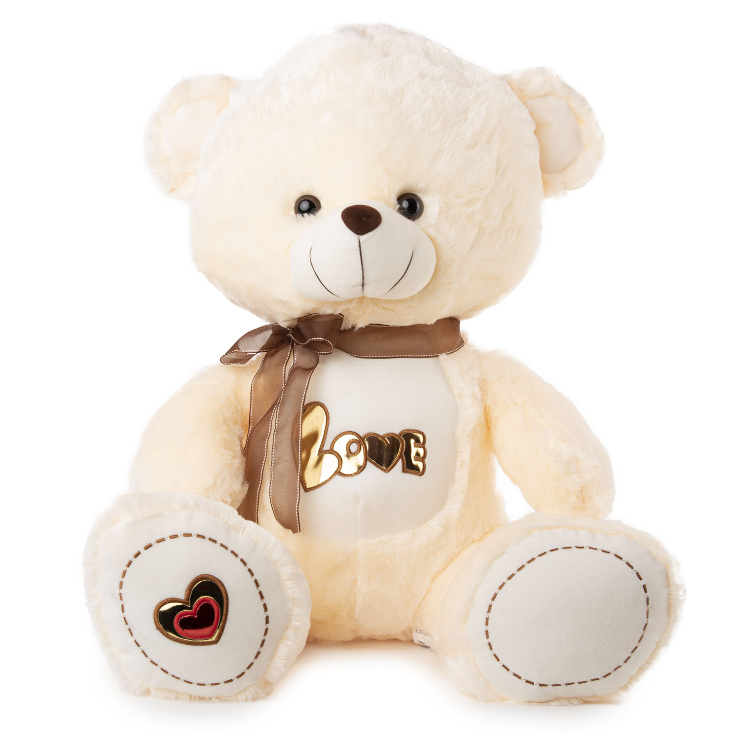 Teddy bear with a ribbon