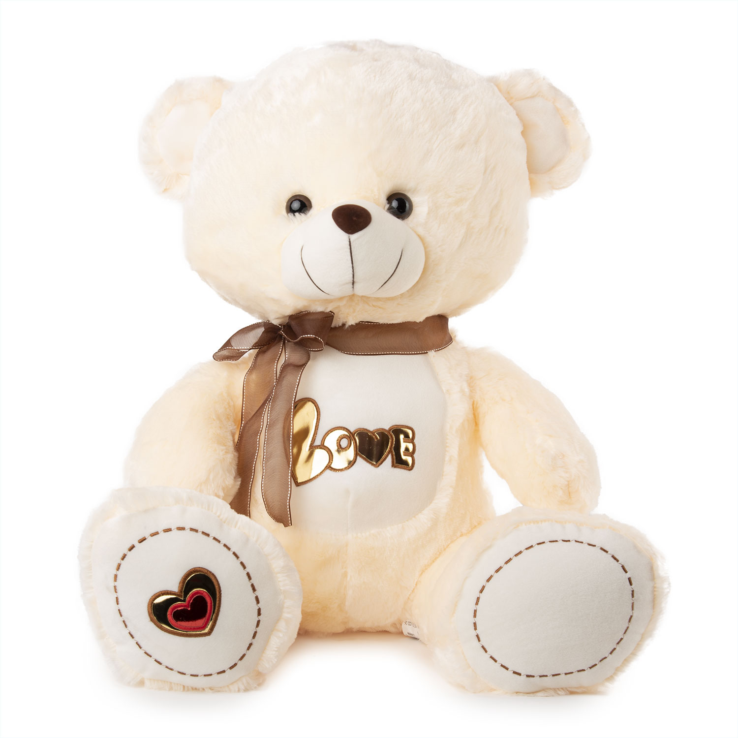 Teddy bear with a ribbon