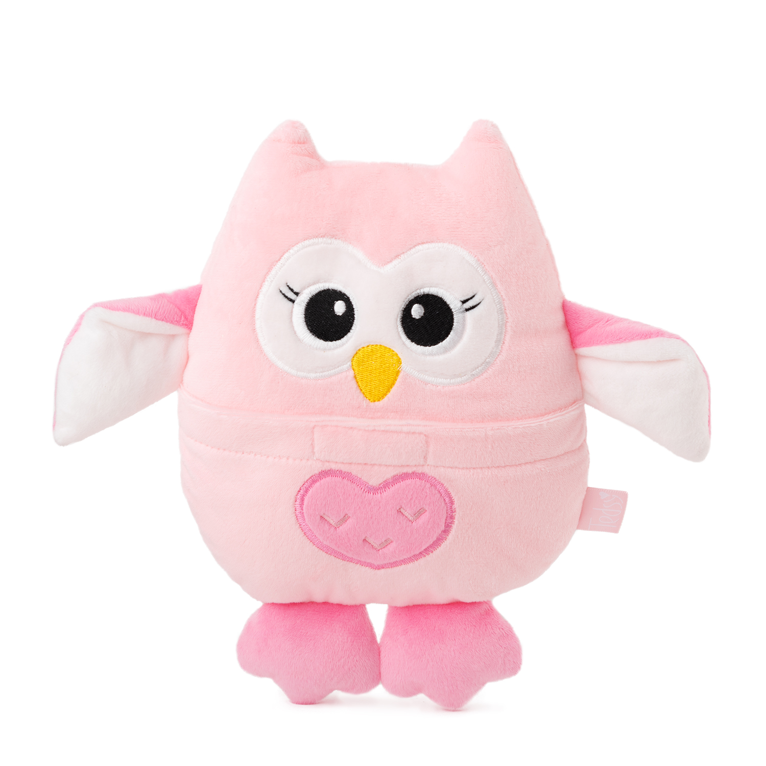 Toy Owl with Cherry Pits - Pink