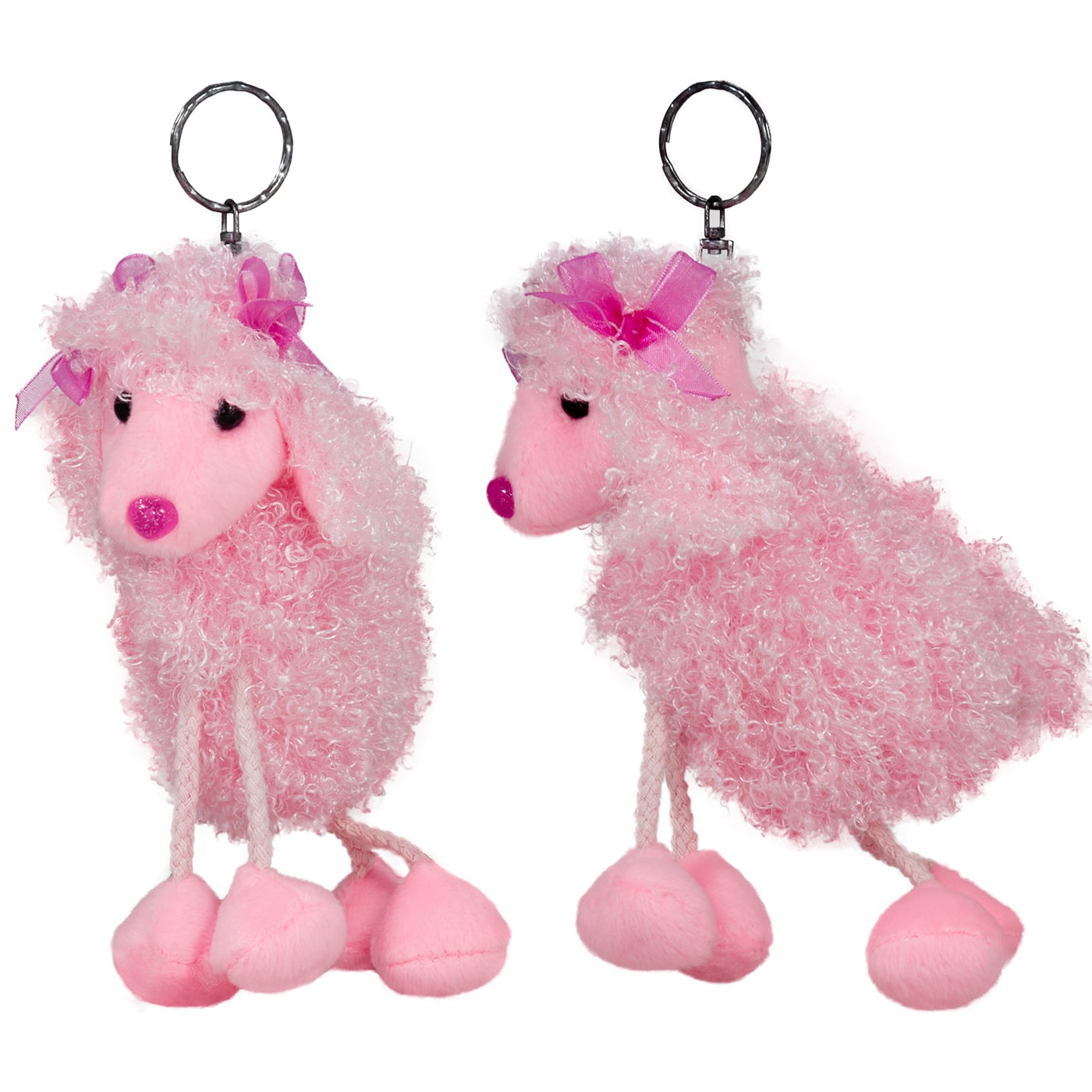 Purse with keychain - Poodle
