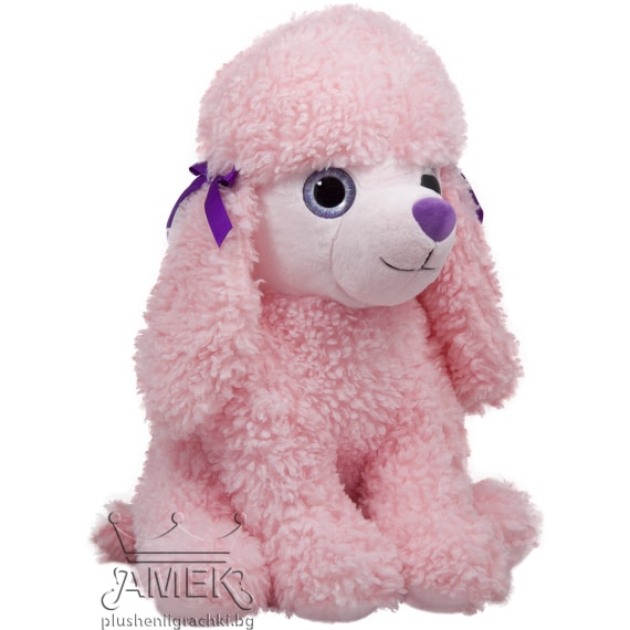 Poodle dog with big eyes - Pink