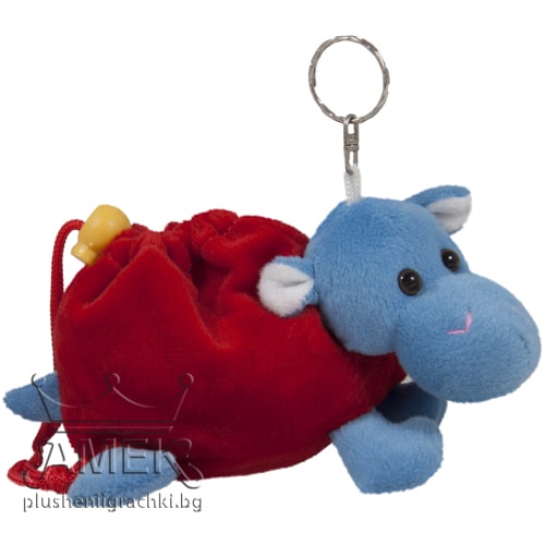 Purse-keychain - Hippo
