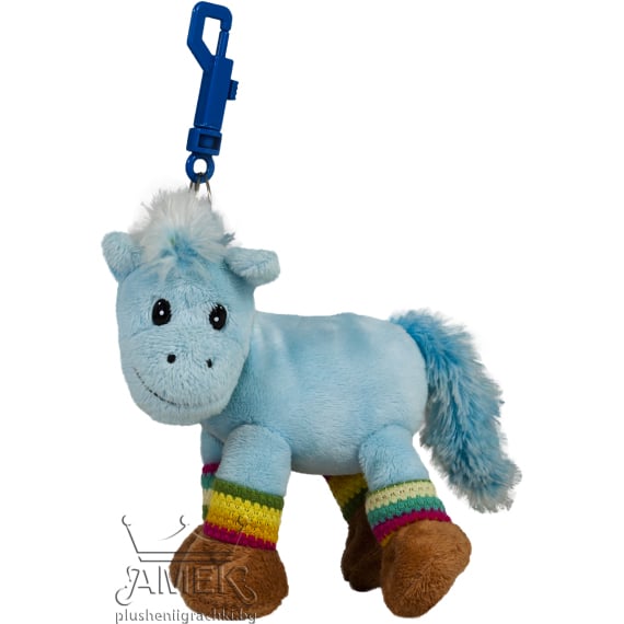 Keychain horse - Blue