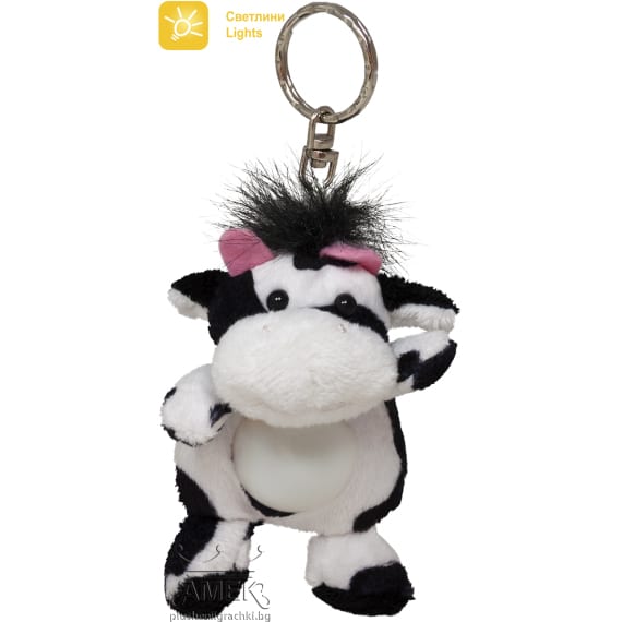 Keychain with light - Cow