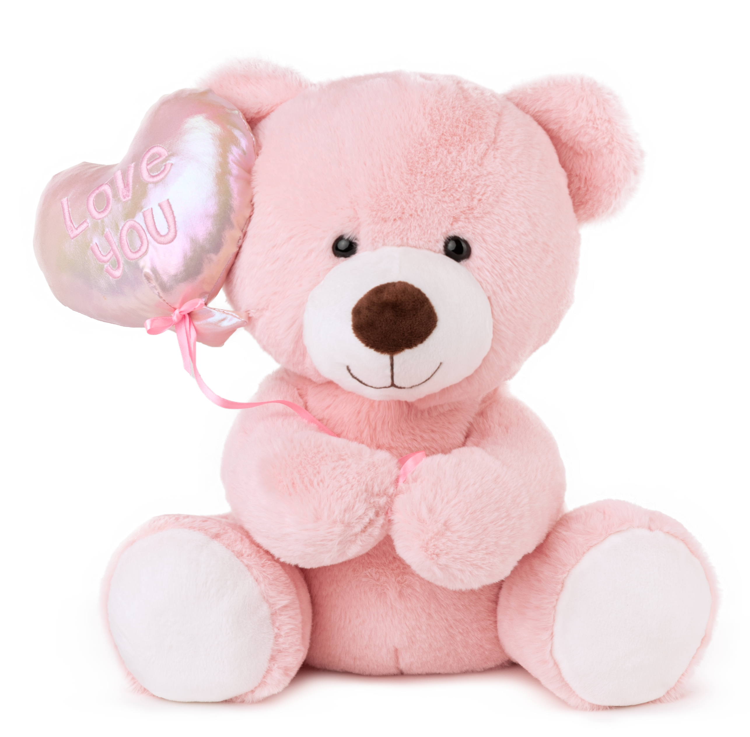 Bear with a heart Pink